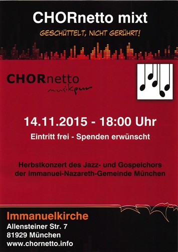 Chornetto Plakat 2015